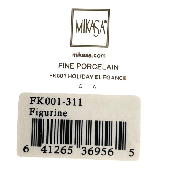 Mikasa Fine Porcelian "Noah's Ark" FKOO1-311 Figurine with Gold Accent in EUC 5" - Picture 10 of 10